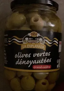 Olives vertes denoyautées grand calibre