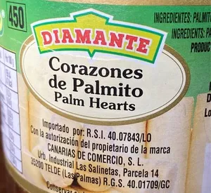 Corazones de palmito