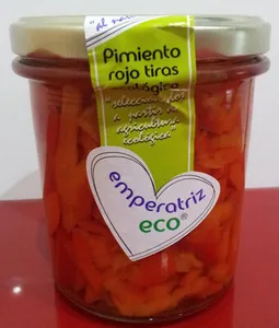 Pimiento rojo tiras ecológico