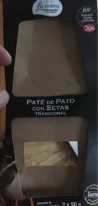 Pate de pato con setas