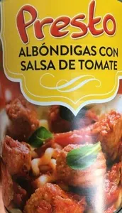 Albóndigas con salsa de tomate