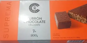 Turrón chocolate crujiente