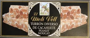 Turròn diverso de cacahuete