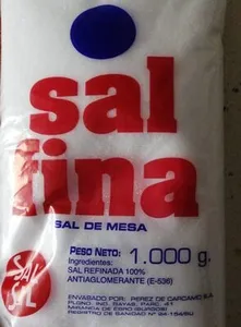 Sal fina mesa