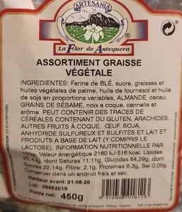 Assortiment graisse végétale