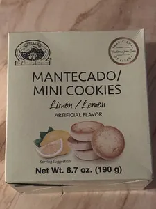 Limon Mantecado (Lemon Mini Cookies)