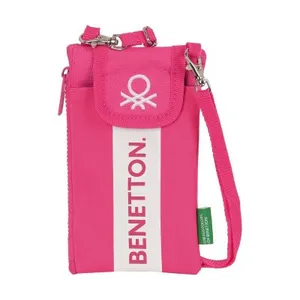 Handväska Benetton Raspberry Mobilfodral Fuchsia