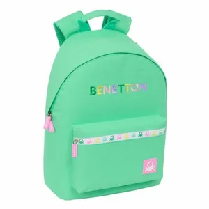 Laptopryggsäck Benetton benetton Grön 31 x 41 x 16 cm