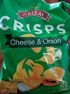 Crisps cheese and onion