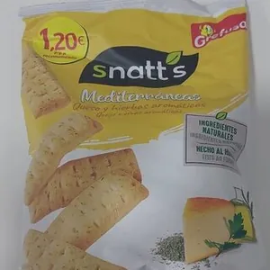 Snatts Mediterráneos queso y hierbas aromáticas