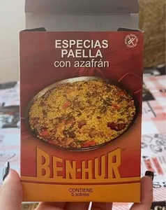 Especias paella