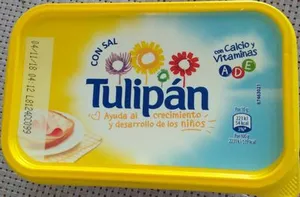 Tulipán margarina con sal