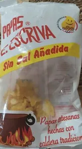 Papas sin sal añadida