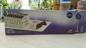 Tarta helada sabor nata
