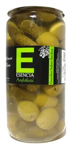 Aceitunas con pepinillos "Esencia Andalusí"