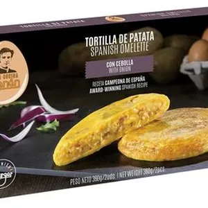 Tortilla de patata con cebolla