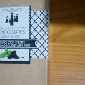Chocolate negro con menta