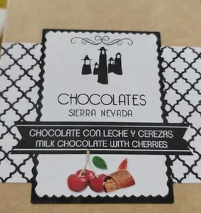 Chocolate con leche y cerezas