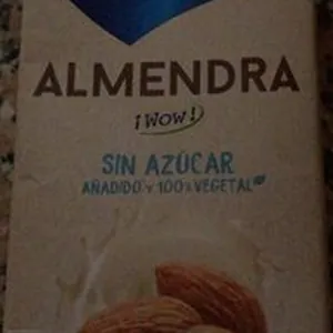 Leche de almendra sin azúcar