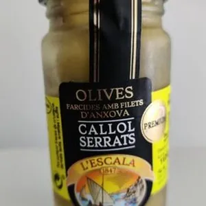 Olives farcides amb filets d'anxova