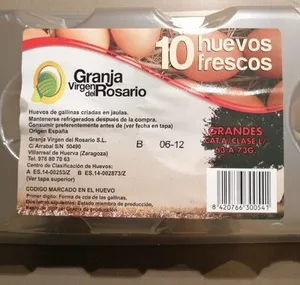 10 huevos frescos L