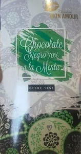Chocolate negro con menta
