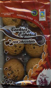 Cookies de espelta con chocolate