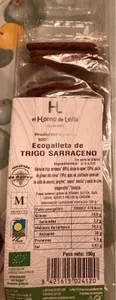 Ecogalleta de trigo sarraceno ecológica con aceite