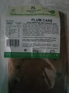 Plum cake con pepitas de chocolate