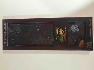 Chocolate Negro Cacao 76% con Caramelos de Violeta