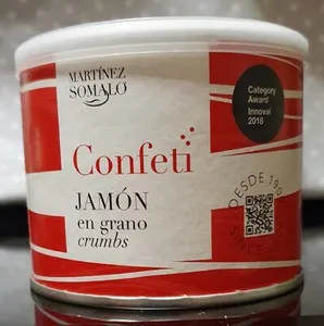 Confeti jamón en grano