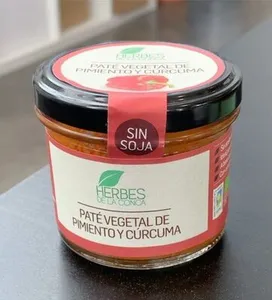 Paté vegetal de pimiento y cúrcuma