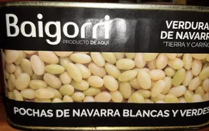 Pochas de Navarra blancas y verdes