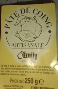 Carne de membrillo artesana sin colesterol sin gluten envase 250 g