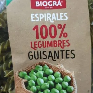 Espirales 100% legumbres guisantes