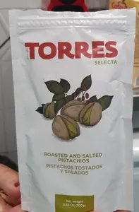 Pistachos tostados y salados