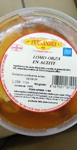 Lomo de orza aceite