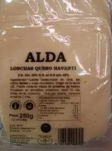 Lonchas Queso Havarti
