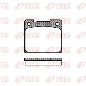 Bromsbelägg REMSA 0039.30
