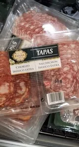 Tapas chorizo +salchichón iberico