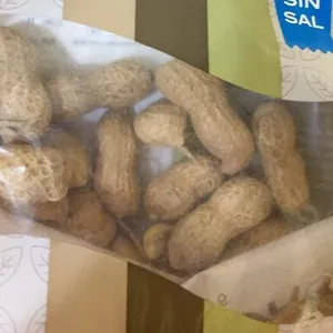 Cacahuete cáscara tostado sin sal