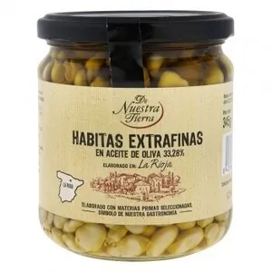 Habitas extrafinas en aceite de oliva