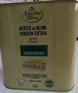 De nuestra Tierra Aceite de Oliva Virgen Extra