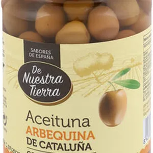 Aceituna verde con hueso arbequina