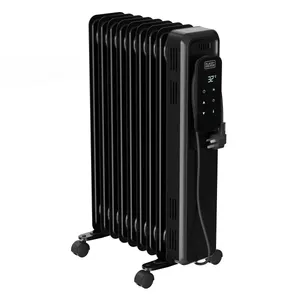 BLACK+DECKER Oil Heater Digital 2000W Black