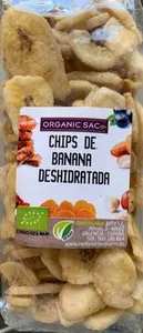 Chips de banana deshidratada