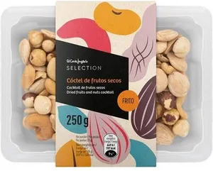 Cóctel de frutos secos fritos