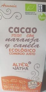 Cacao puro con naranja y canela