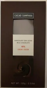Chocolate con leche 40% cacao