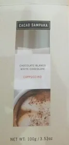 Chocolate blanco capuccino